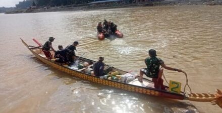 Lomba Dayung Dragon Boat Se-Sumatera Barat Meriahkan HUT TNI ke-78