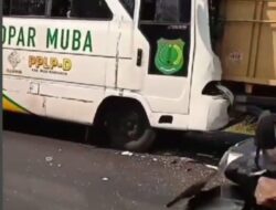Bus Membawa Rombongan Atlet Muba Terlibat Kecelakaan Beruntun, Sejumlah Penumpang Luka-luka