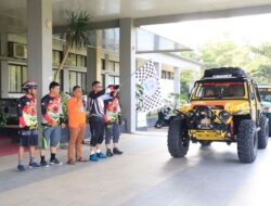 Pj Wako Payakumbuh lepas offroader SAC bertanding ke Banda Aceh