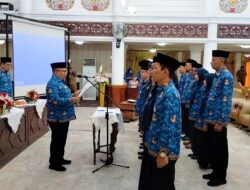 Hansastri Lantik 160 Dewan Pengurus Korpri Unit Lingkungan Pemprov Sumbar Masa Bakti 2023-2028