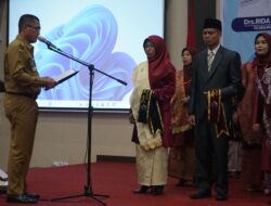 Pj Wako Rida Ananda Kukuhkan Guru Penggerak Kota Payakumbuh