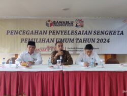 Bawaslu Kabupaten Agam Selengarakan Rapat Koordinasi Pemilu