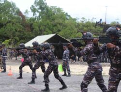 Jelang HUT Ke 78 TNI Tahun 2023, Guskamla Koarmada III Gelar Lomba Menembak