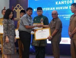 Pemkab Agam Raih Penghargaan Apresiasi dari Kemenkumham