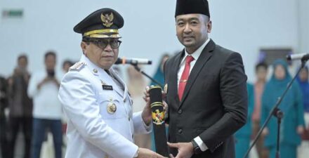 Jasman Rizal Dilantik Wagub Sumbar jadi Pj Walikota Payakumbuh, Jumat 29 September 2023.