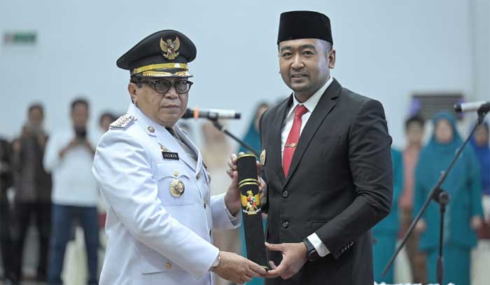 Jasman Rizal Dilantik Wagub Sumbar jadi Pj Walikota Payakumbuh, Jumat 29 September 2023.