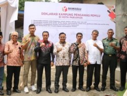 Bawaslu Kota Pariaman Deklarasikan Kampung Pengawasan Pemilu Partisipatif di Desa Punggung Ladiang