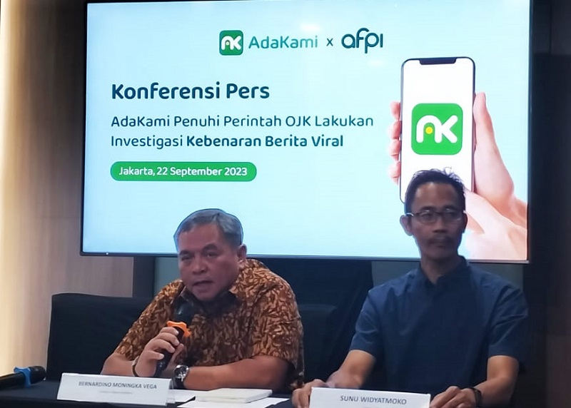 OJK Berikan Sanksi pada AdaKami.