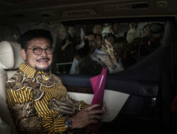 Syahrul Yasin Limpo (SYL) Pamitan dan Sampaikan Laporan Kinerja pada Presiden Joko Widodo