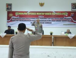 Polda Sumbar Gelar Latihan Pra Operasi Menjelang Operasi Mantap Brata Singgalang 2023-2024