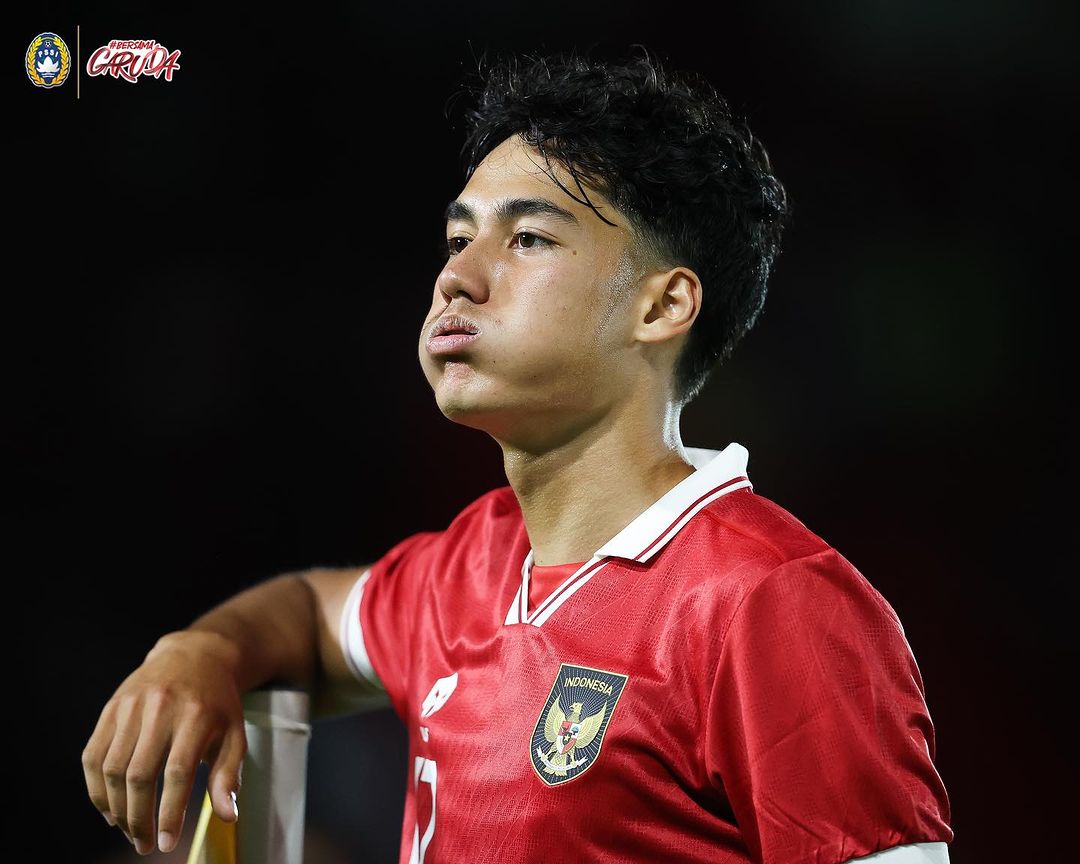 Rafael Struick absen bersama Marselino Ferdinan saat Timnas Indonesia hadapi Brunei Darussalam.