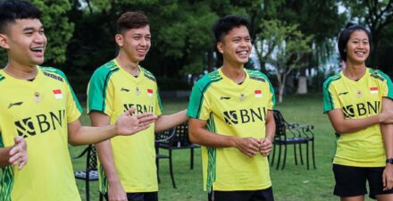 Para pebulu tangkis Indonesia.