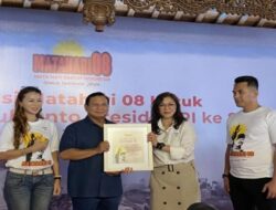 Prabowo Subianto Terima Dukungan Kuat dari Relawan Matahari 08 untuk Pilpres 2024