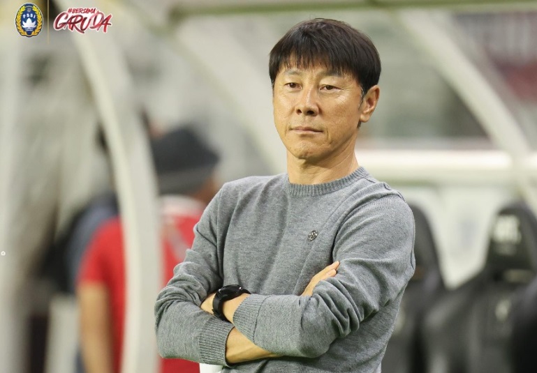 Pelatih Timnas Indonesia, Shin Tae-yong.