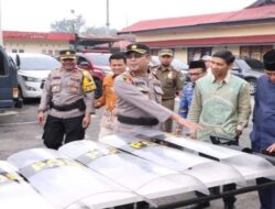 Polres Kota Padangpanjang Gelar Apel Gelar Pasukan Operasi Mantap Brata 2023-2024