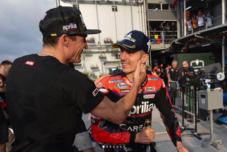 Aleix Espargaro dan Maverick Vinales.