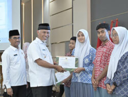 Gubernur Sumbar Alokasikan 30% APBD untuk Pendidikan dan Apresiasi Siswa Berprestasi