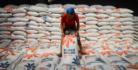 Harga Beras Bulog Dijual Mahal.