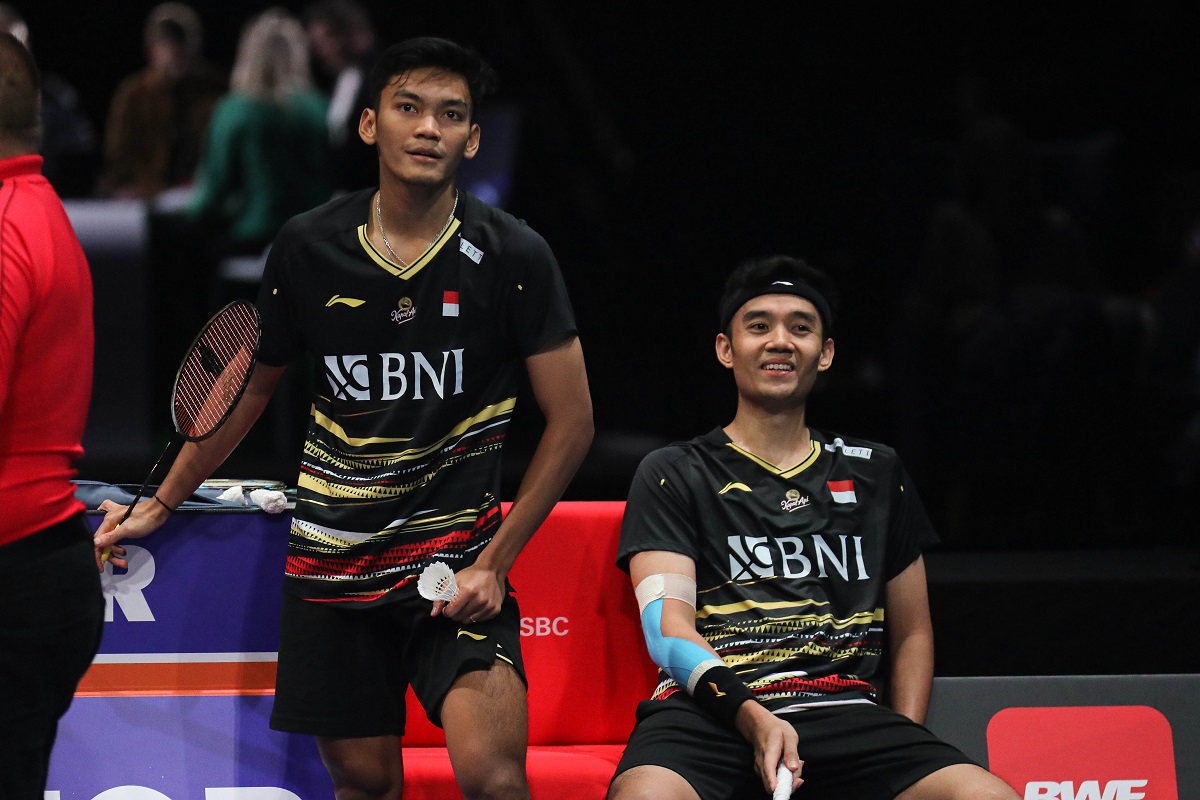 Bagas Maulana/Shohibul Fikri melangkah ke final Denmark Open 2023.