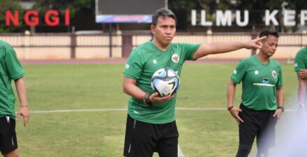 Bima Sakti terus memoles Timnas Indonesia U-17 .