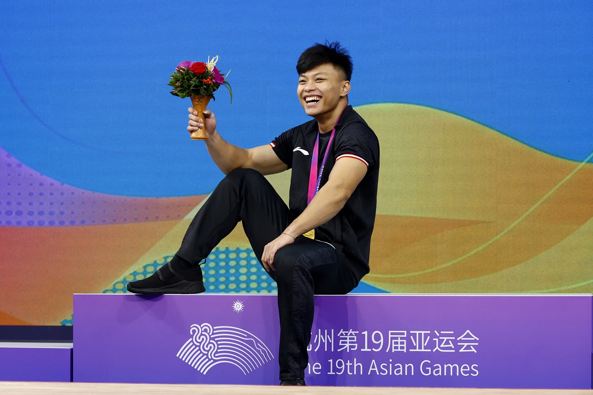 Rahmat Erwin Abdullah, salah satu peraih emas untuk Indonesia di Asian Games 2023.