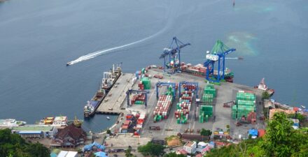 Biaya operasional saat kapal terlambat di Terminal Peti Kemas Jayapura- Papua alami penghematan 30 persen.