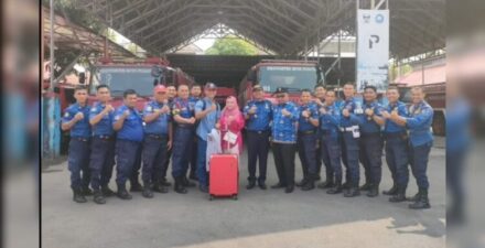 Personel Dinas Pemadam Kebakaran Kota Padang Ikuti Diklat di Korea Selatan
