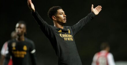 Jude Bellingham bertengger di punca klasemen sementara top skor Liga Champions 2023-2024 dengan tiga gol.