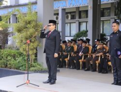 Pj Walikota Baru Jasman, Bertindak Inspektur Upacara Harsak Pancasila