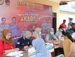 Polres Pulpis Gelar Bakti Kesehatan, Peringati 32 Tahun Pengabdian AKABRI 91