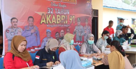 Polres Pulpis Gelar Bakti Kesehatan, Peringati 32 Tahun Pengabdian AKABRI 91