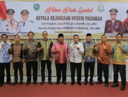 Pisah Sambut Kajari Pasaman, Bupati Benny Utama Ucapkan Terimakasih kepada Fitri Zulfahmi