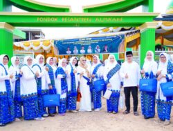 Hadiri Tabligh Akbar, Ketua BKMT Muba Sapa Majelis Taklim Babat Toman