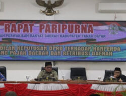 DPRD dan Pemkab Tanah Datar Sepakati Ranperda PDRB Menjadi Perda