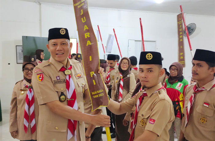 Wabup Pasaman Sabar AS menutup KMD di Kwaran Lubuk Sikaping, Minggu (8/10/2023).