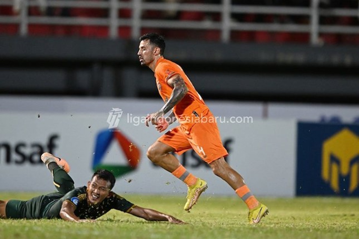 Borneo FC kala berlaga di Liga 1.