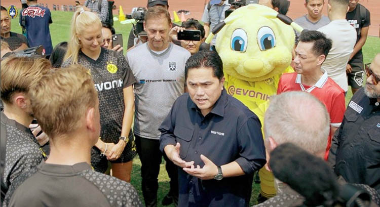 Ketum PSSI, Erick Thohir.