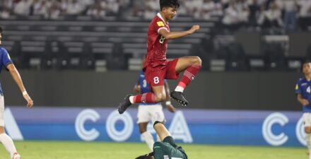 Arkhan Kaka cetak gol untuk Timnas Indonesia U-17 di laga kontra Ekuador U-17.