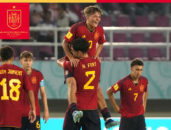 Hector Fort Puncaki Pencetak Gol dan Sabet Gelar Man of The Match saat Timnas Spanyol U-17 Atasi Mali U-17
