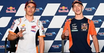 Marc Marquez dan Pedro Acosta.