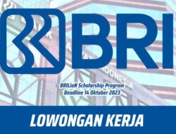 Bank BRI Buka Lowongan BRILIAN Banking Officer Program