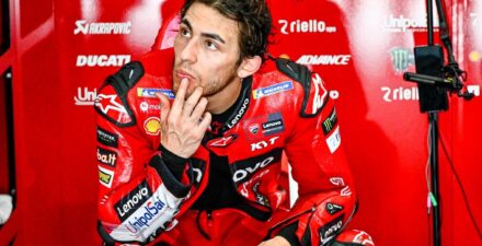 Pembalap Ducati Lenovo, Enea Bastianini.