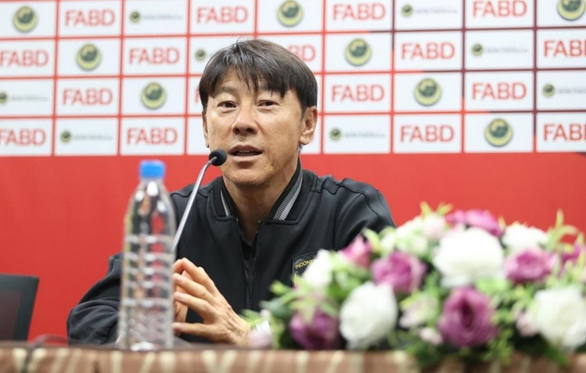 Pelatih Timnas Indonesia, Shin Tae-yong.