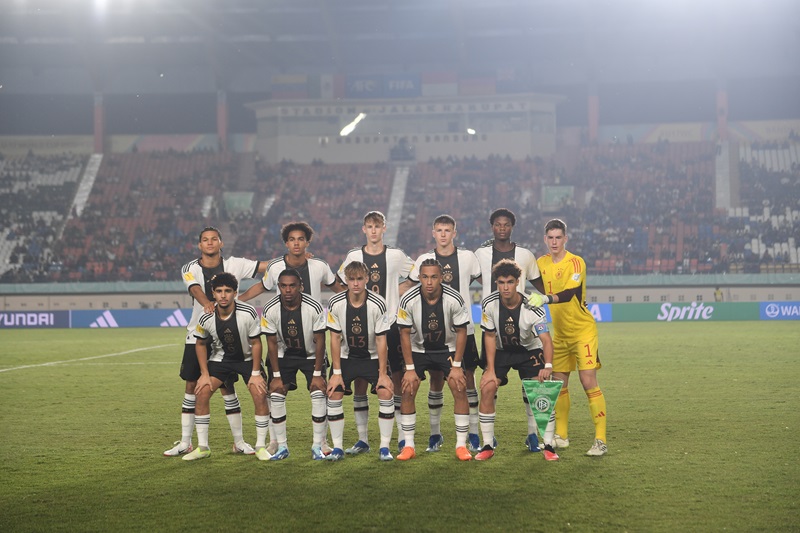 Timnas Jerman U-17 menang telak 3-0 atas Timnas Venezuela U-17.