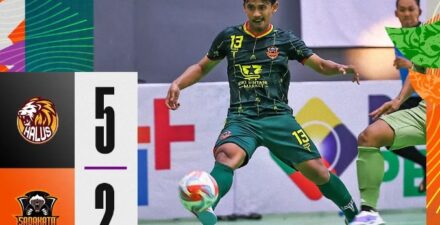 Halus FC Jakarta menang 5-2 atas Sadakata United di Liga Futsal Profesional 2023-2024.