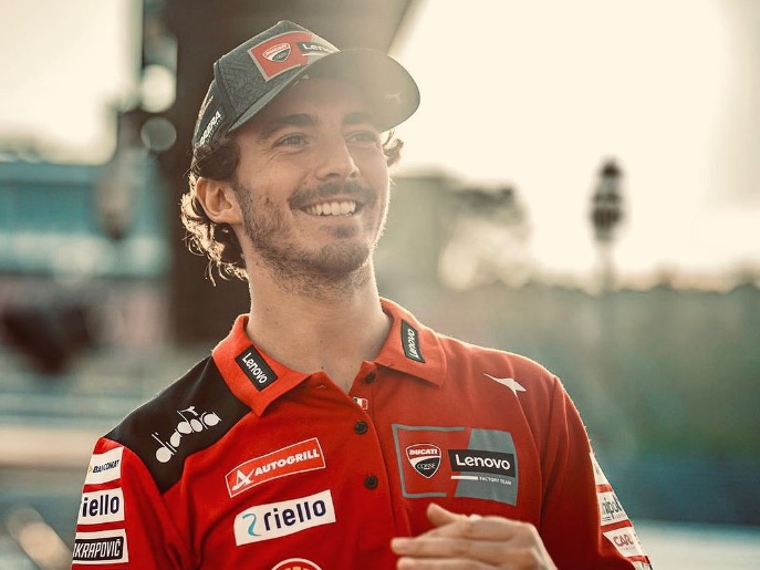 Pembalap Tim Ducati Lenovo, Francesco Bagnaia.