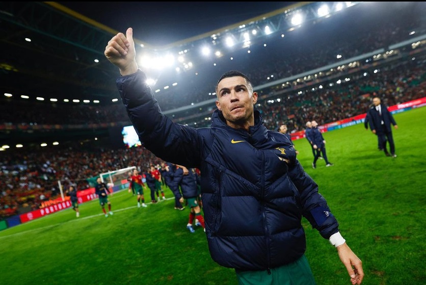Pemain Timnas Portugal, Cristiano Ronaldo.
