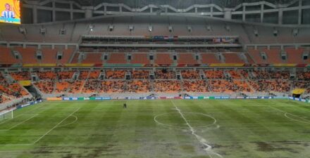 Hujan Deras Genangi Lapangan, Laga Timnas Brasil U-17 vs. Argentina U-17 Ditunda 30 Menit