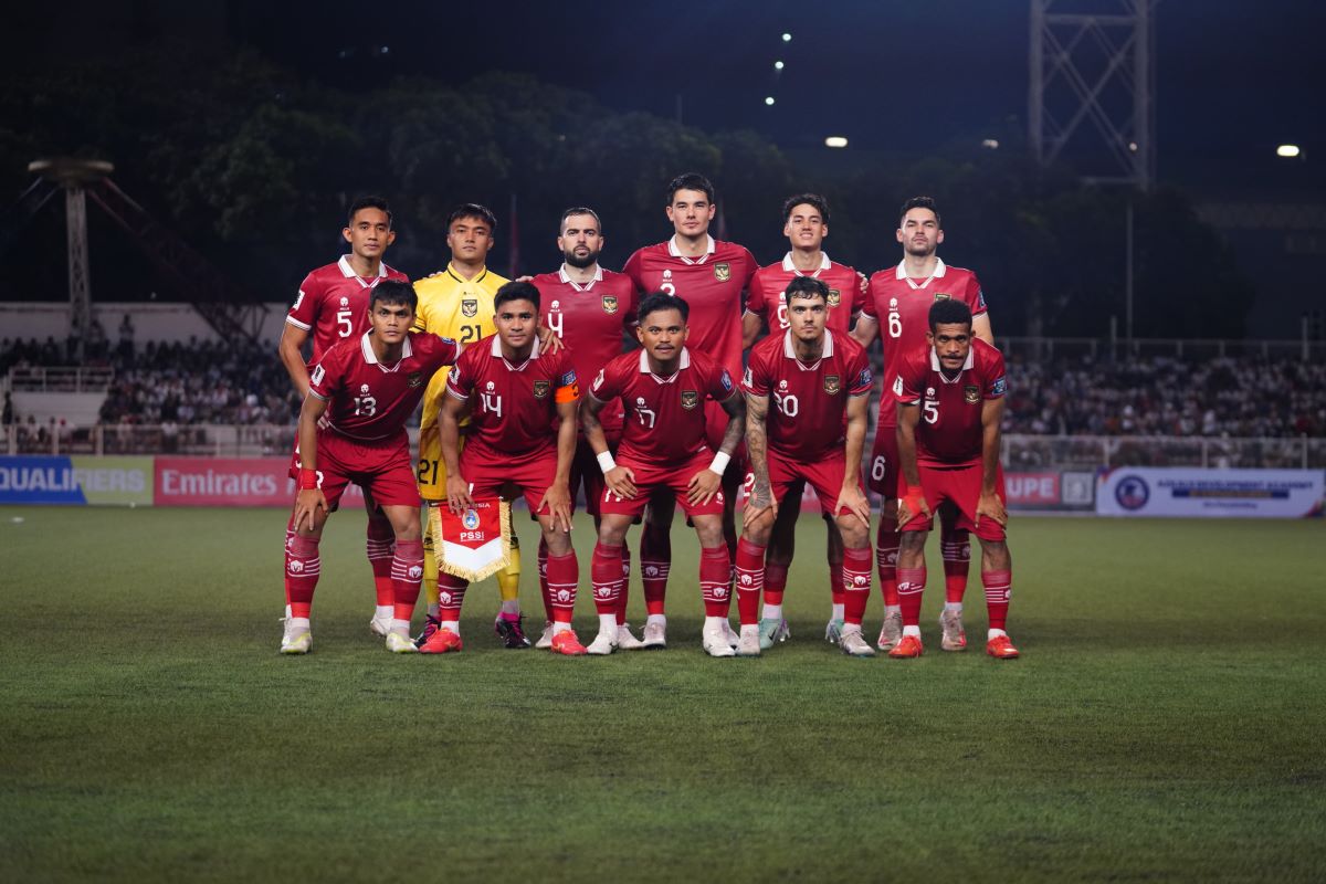 Skuad Timnas Indonesia siap hadapi Vietnam di Piala Asia 2023.
