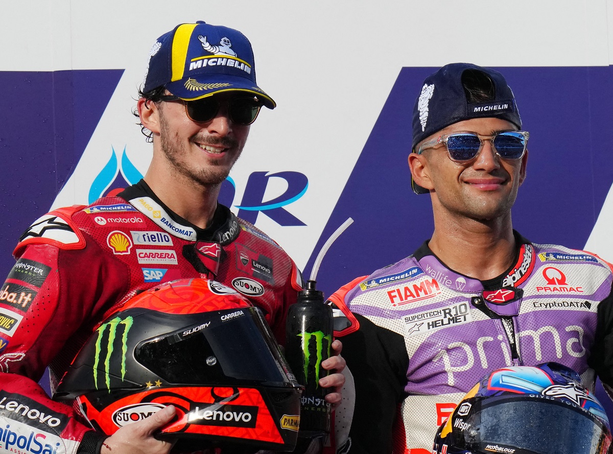 Francesco Bagnaia dan Jorge Martin bersaing sengit untuk perburuan gelar juara dunia MotoGP 2023.